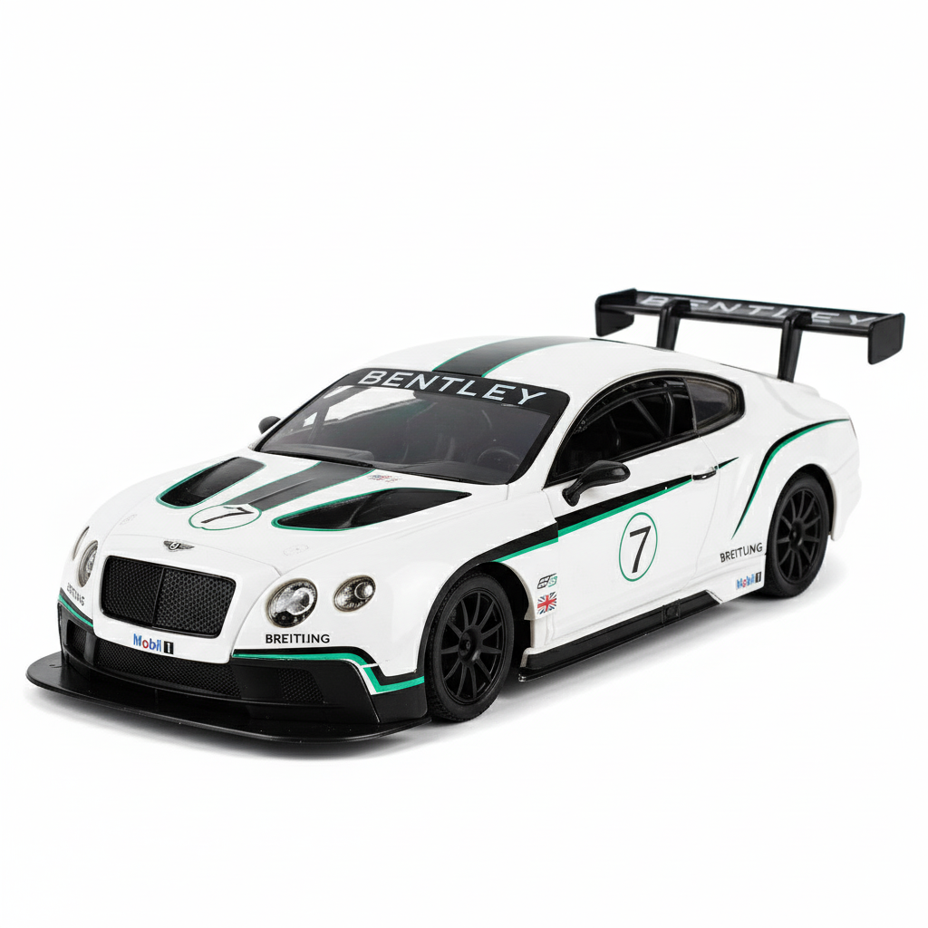 Радиоуправляемая дрифт-машина Bentley Continental GT3 866-1817 B 1:18 4,8V пульт 2,4GHz Белый (29747886)
