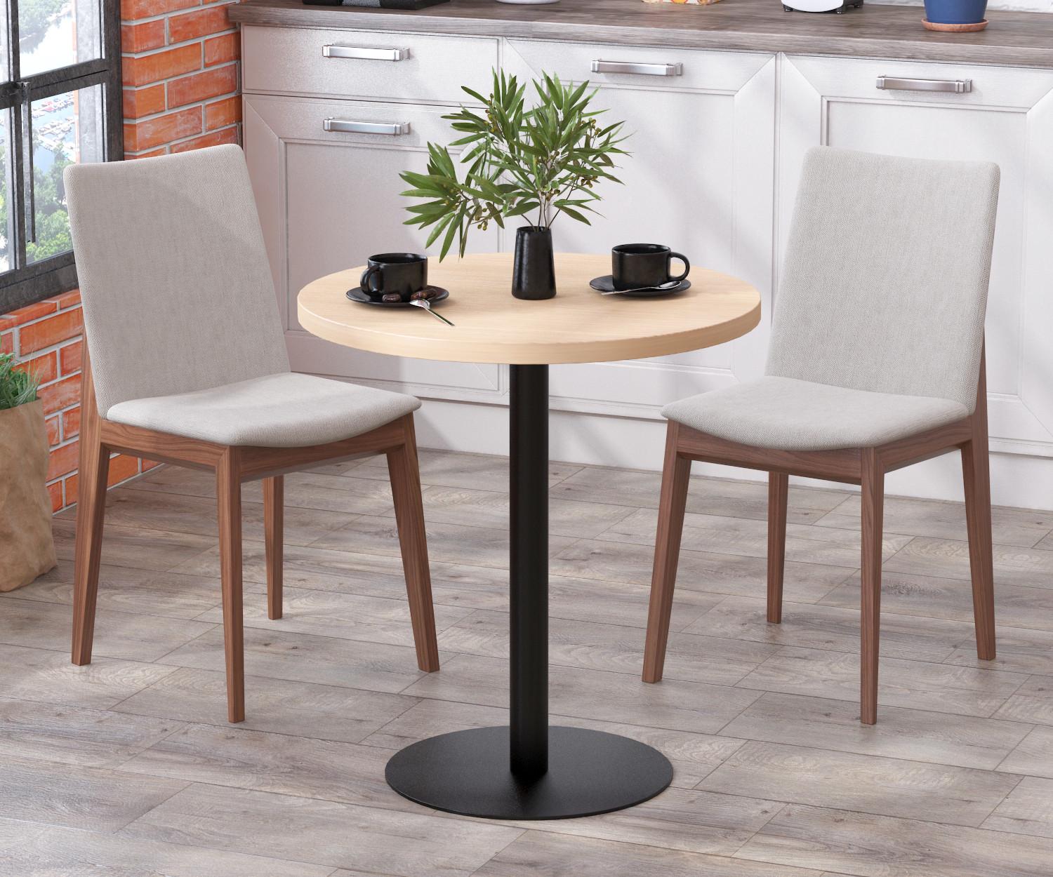 Стіл круглий обідній BS-450 D 70 см Дуб Борас