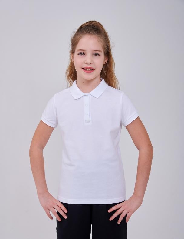 Поло для мальчика Smil Лакоста 134 см Белый (114008)