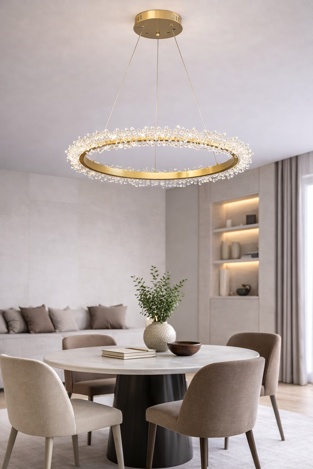 Люстра Lumira Ice LED нейтральный свет 38W (2044/800GD)