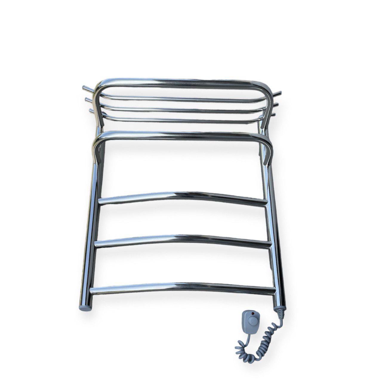 Полотенцесушитель электрический Форк правый с регулятором температуры и полкой 500х600 ER (26770186)