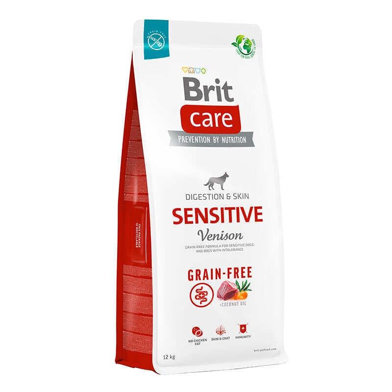 Корм сухой для собак Brit Care Dog Grain-free Sensitive с олениной 12 кг (172210)