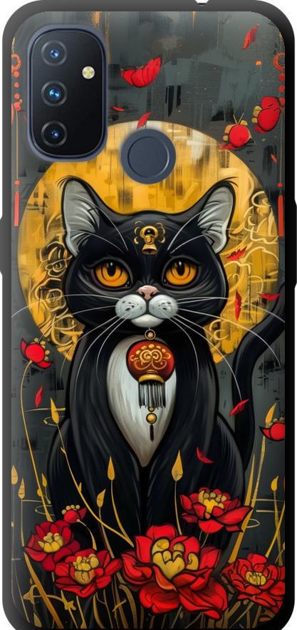 Чехол на OnePlus Nord N100 China Cat (6134b-2130-42517) Чехол на OnePlus Nord N100 China Cat (6134b-2130-42517)
