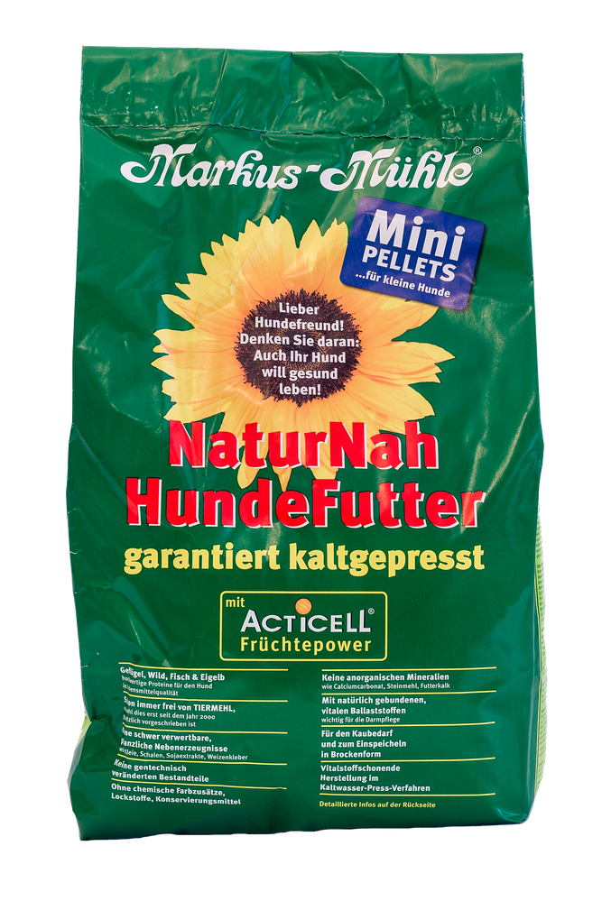 Повнораціонний сухий корм Markus-Muhle NaturNah Mini pellets для дрібних порід 5 кг (LF-D1111)