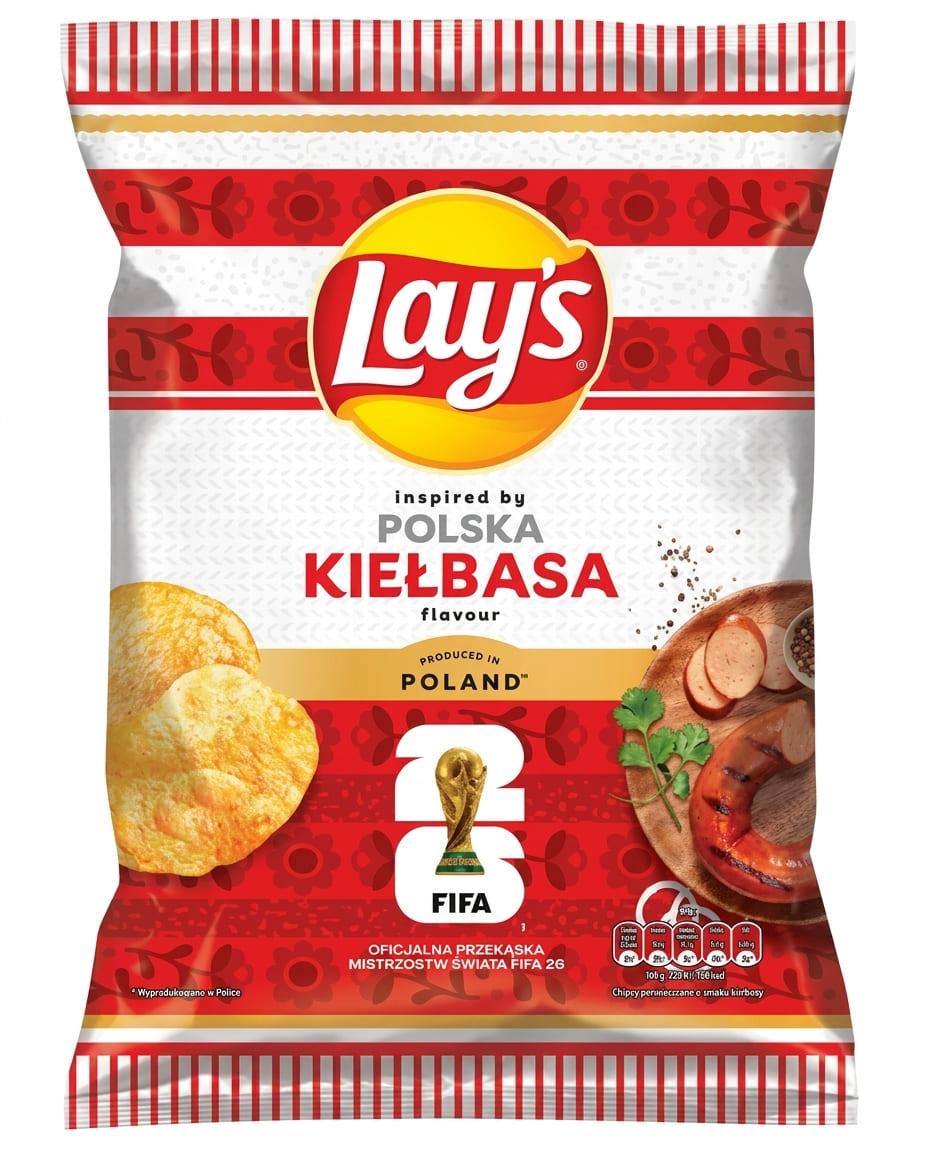 Чипсы Lay's FIFA Polska Kiełbasa 130 г (3160336240)