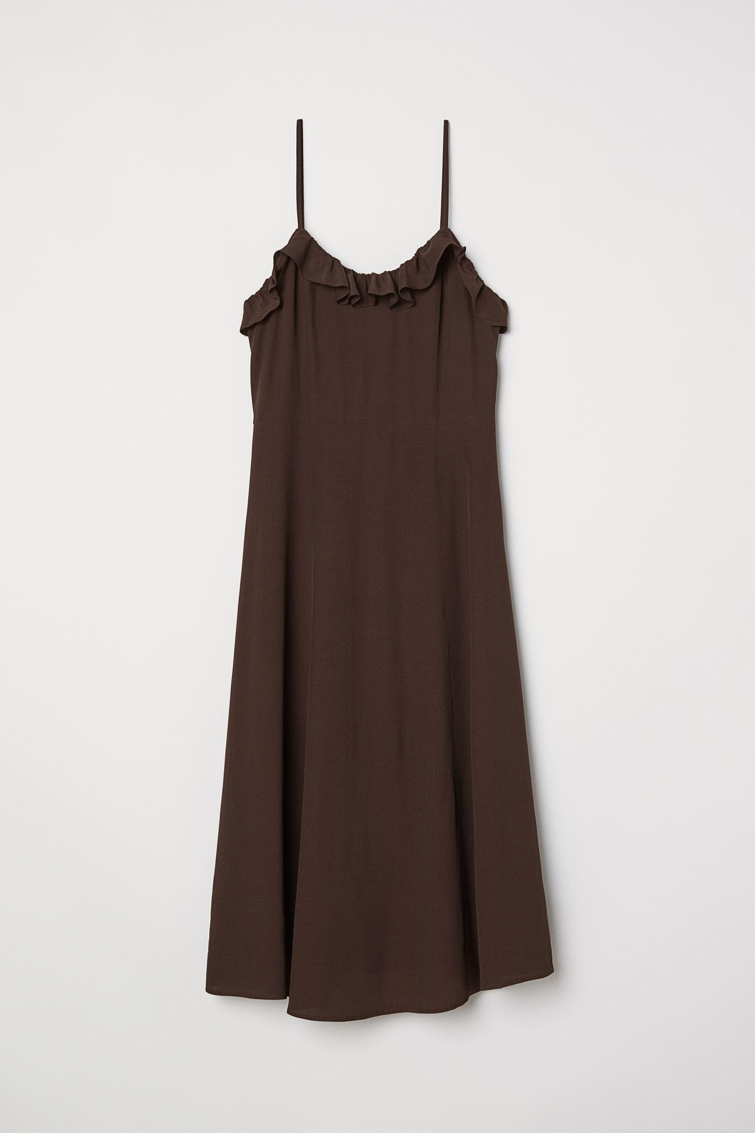 Платье H&M р. 32 Коричневый (1307675245)