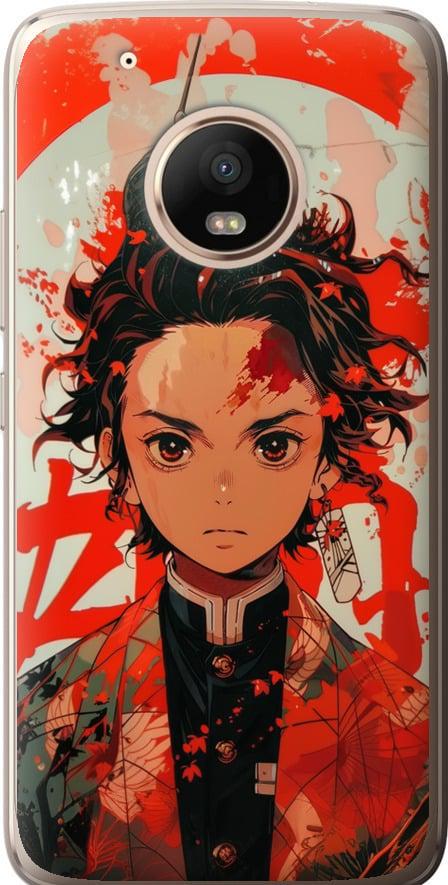 Чехол на Motorola Moto G5 PLUS Тандзиро Камадо (6131u-1038-42517)
