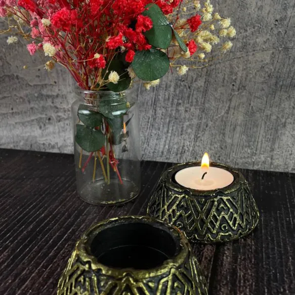 Свічник гіпсовий Магічний Символ (1298) - фото 3