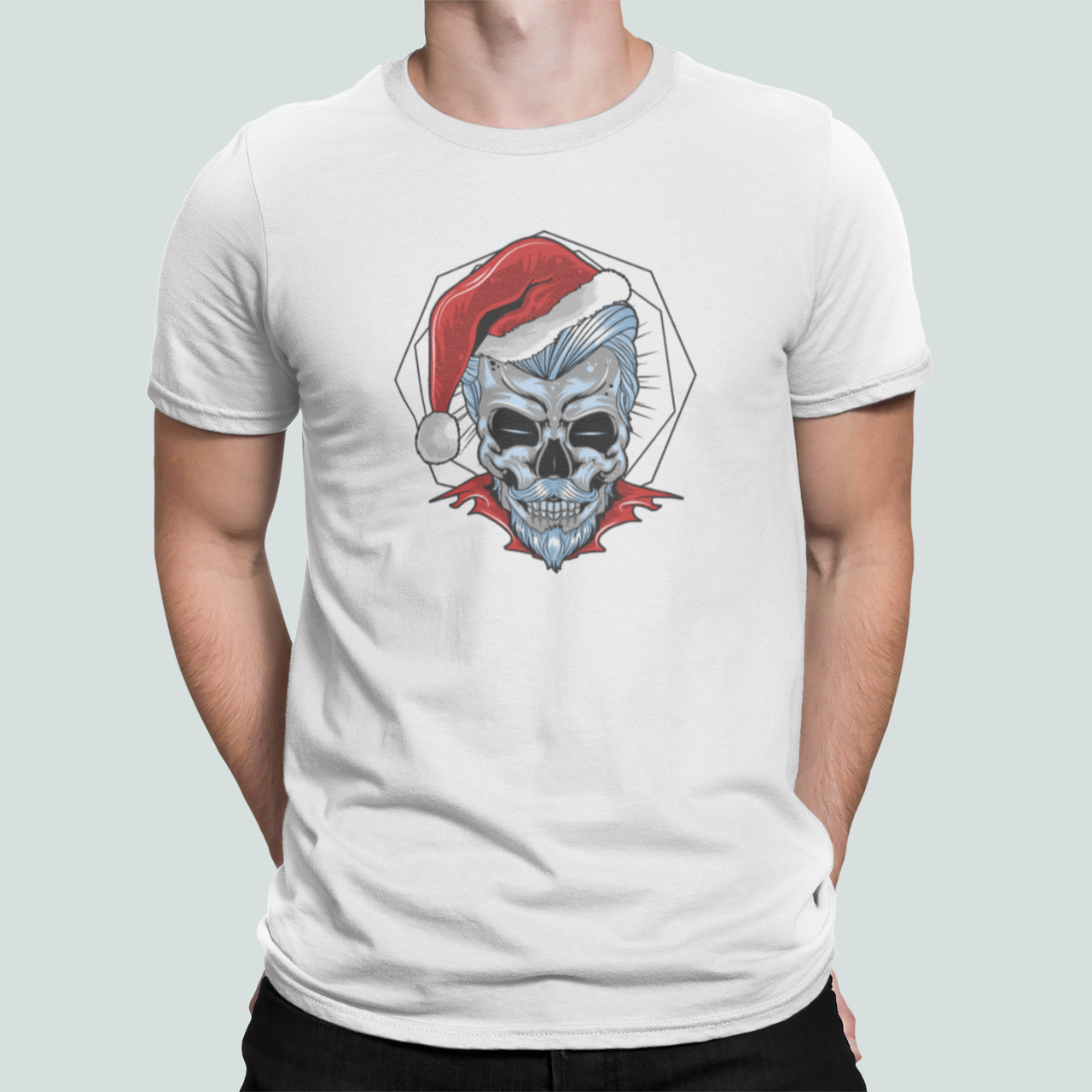 Футболка мужская новогодняя Stedman с принтом Санта Зомби XXXL Белый (НГ102-12) Футболка мужская новогодняя Stedman с принтом Санта Зомби XXXL Белый (НГ102-12)