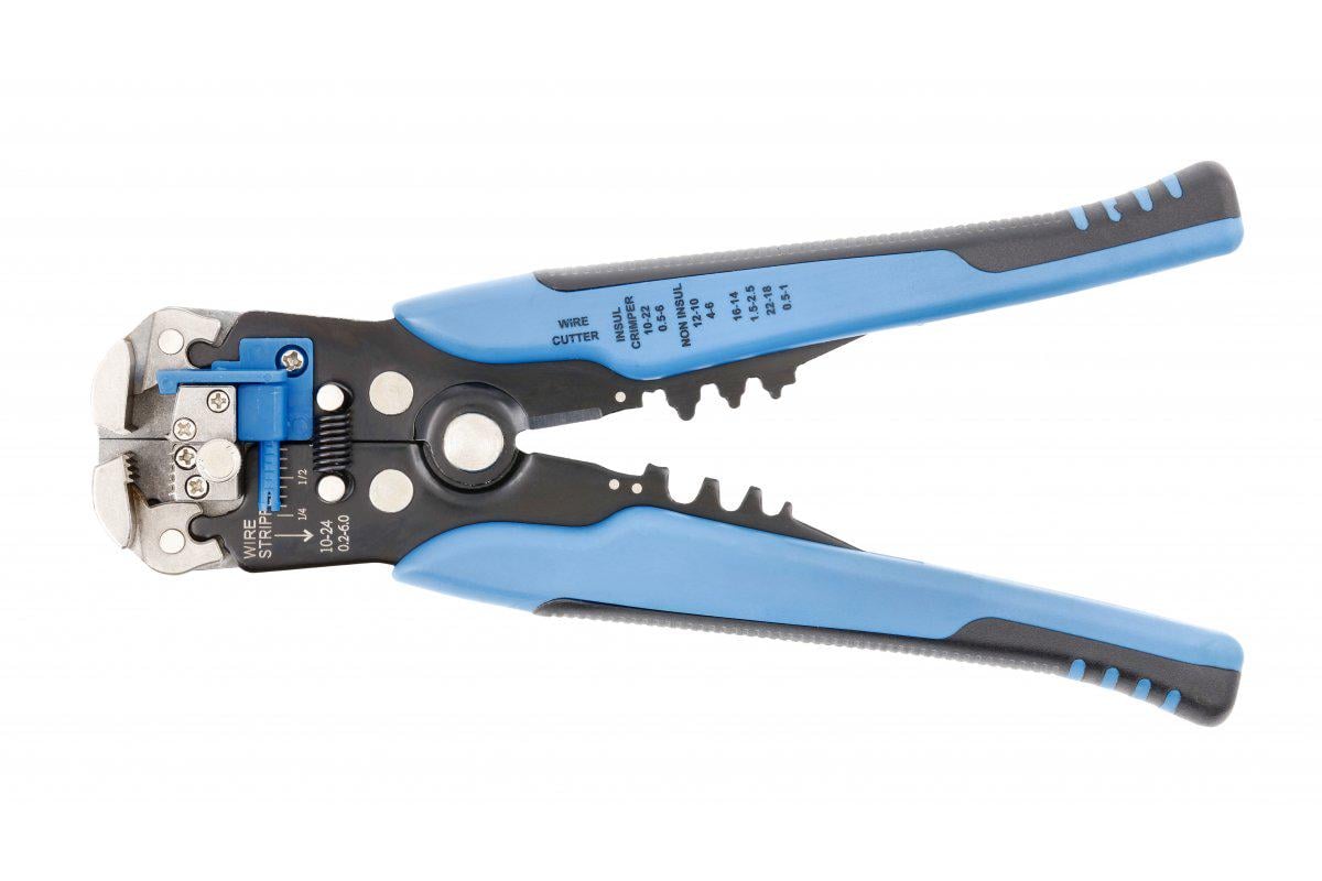 Автоматические клещи Hoegert HT1P184 для зачистки проводов диапазон сечения проводов от 0,25/6,0 мм 210 мм