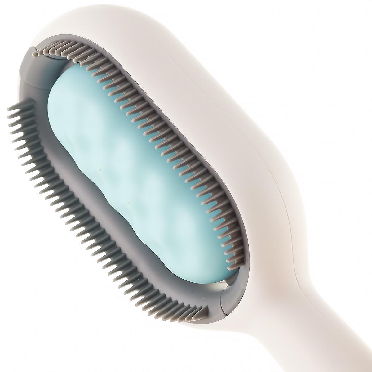 Щетка для сухого и влажного вычесывания шерсти животных (301299) - фото 3 Щетка для сухого и влажного вычесывания шерсти животных (301299) - фото 3