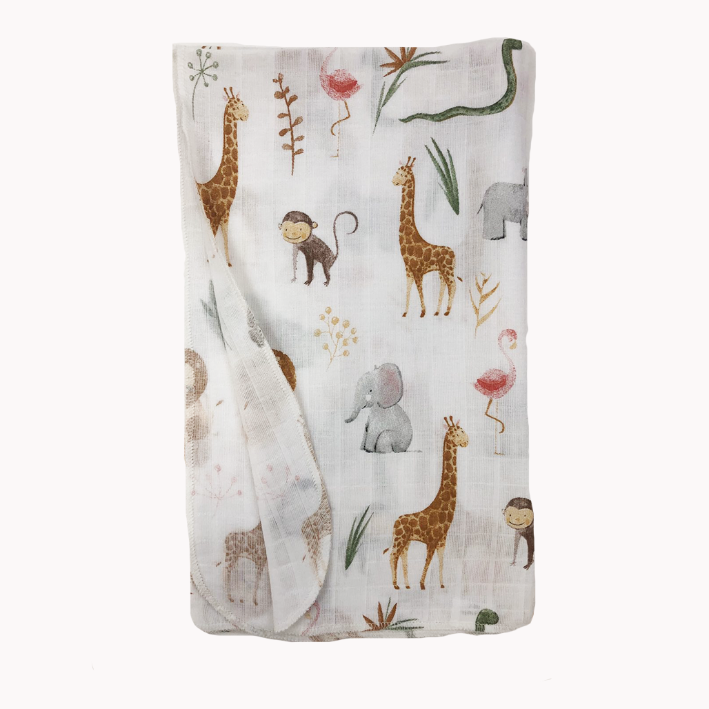 Пеленка детская хлопок/муслин 80х100 см Белый (SH-8021-М-TXРCO-UA-03)