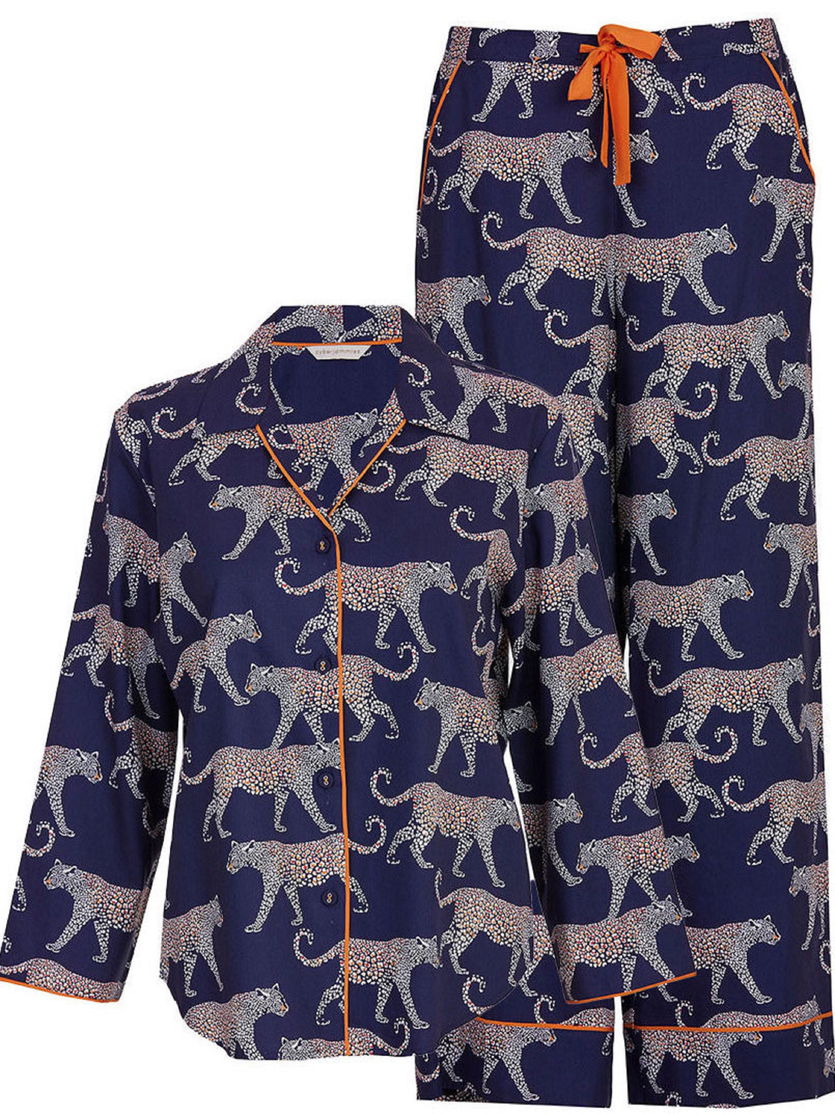 Пижама женская CYBERJAMMIES Taylor 0362-0363 12/M Синий с леопардовым принтом (5051877516403) - фото 3 Пижама женская CYBERJAMMIES Taylor 0362-0363 12/M Синий с леопардовым принтом (5051877516403) - фото 3