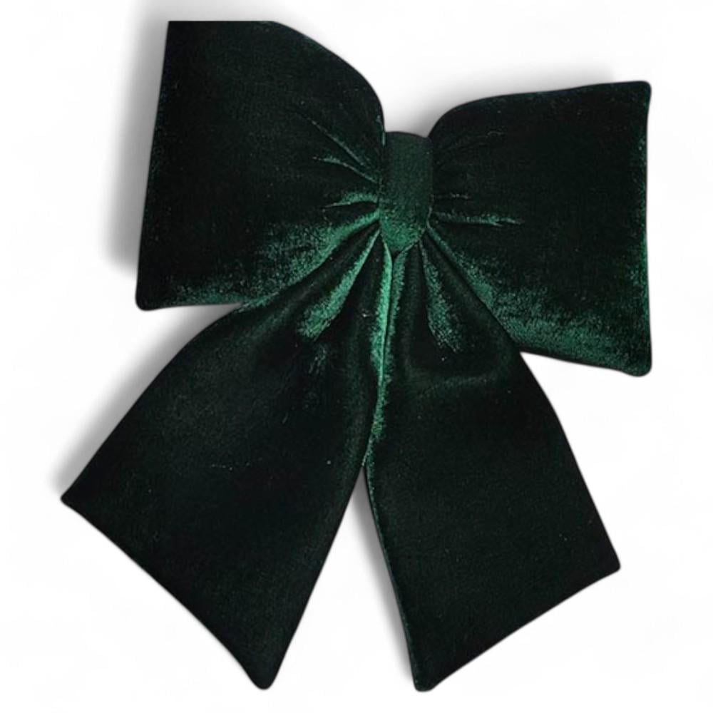 Новогоднее украшение Бантик R34006-XL 30х40 см Темно-зеленый (30651757) Новогоднее украшение Бантик R34006-XL 30х40 см Темно-зеленый (30651757)