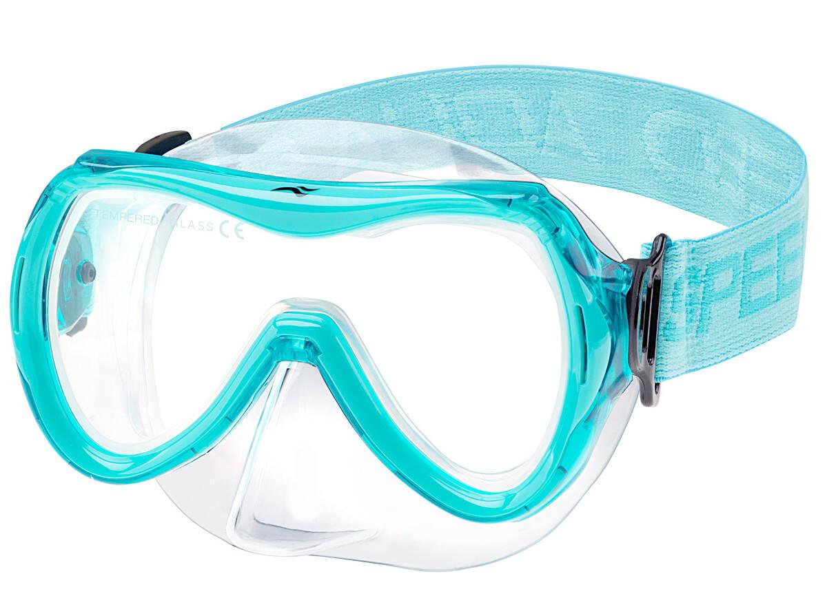 Набор детский маска и трубка Aqua Speed ALIZE FS + SAMOS OSFM Бирюзовый (621-04)