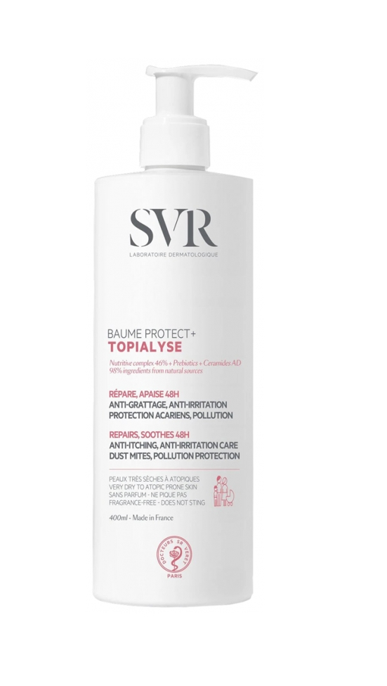 Бальзам для тіла зволожуючий SVR Topialyse Protect+ 400 мл (23513108)