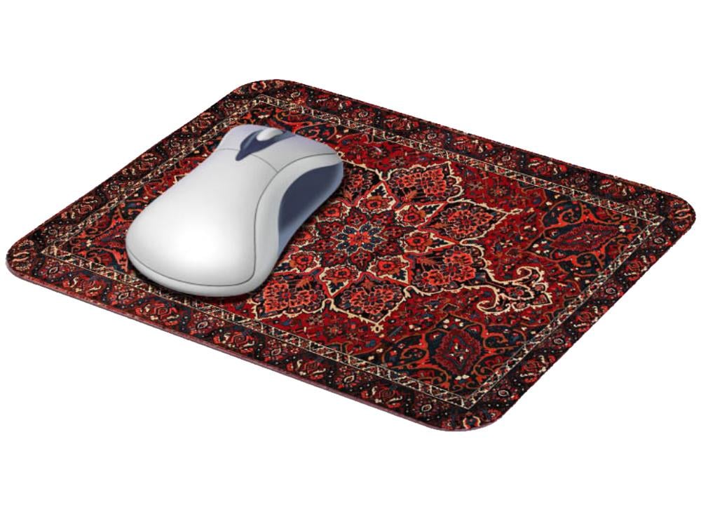 Килимок для мишки у вигляді перського килима Бардовий (2363168715) - фото 2