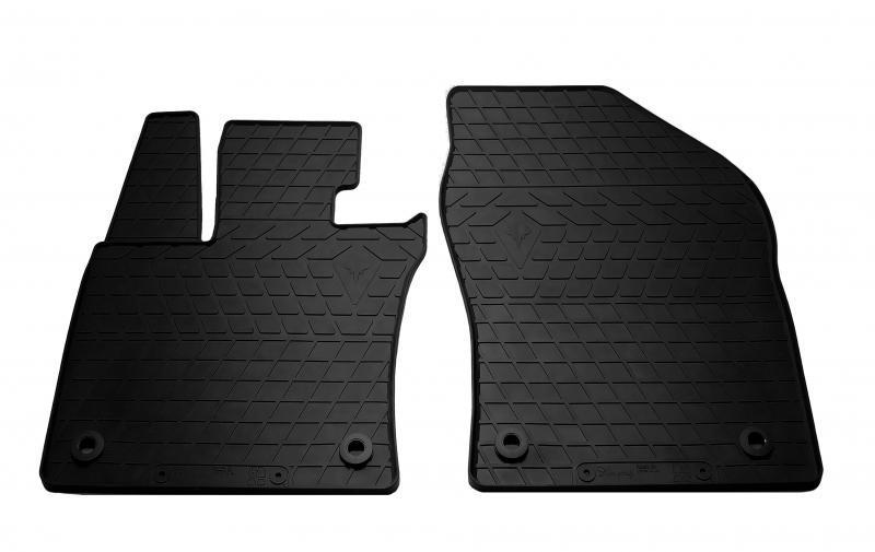Коврики резиновые Stingray для Lexus UX 2018- design 2016 with plastic clips TL 2 шт. (1028162)