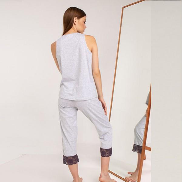 Піжама жіноча бриджі/майка S (7533) - фото 3 Піжама жіноча бриджі/майка S (7533) - фото 3