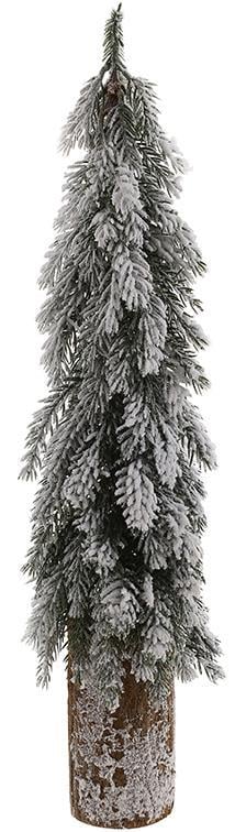 Ялинка декоративна Снігова на пеньку 20х20х73 см Ялинка декоративна Снігова на пеньку 20х20х73 см