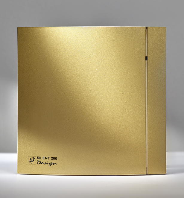 Вентилятор вытяжной для ванной Soler&Palau SILENT-100 CZ Gold Design - 4C Золотистый