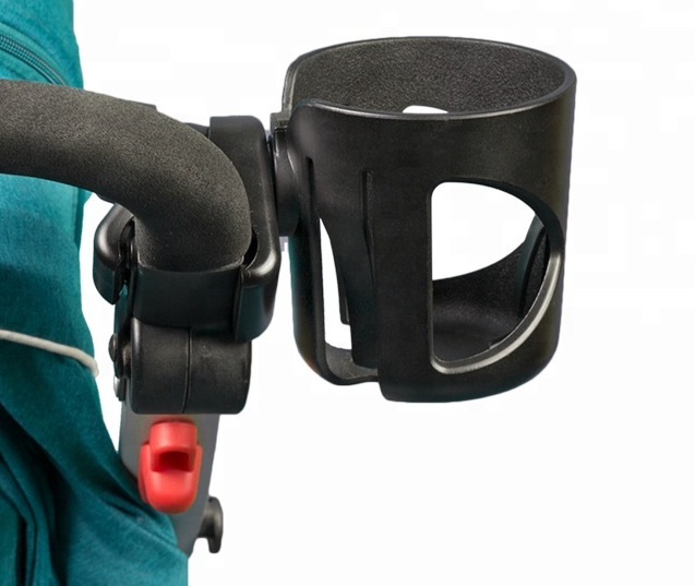 Универсальный подстаканник SUNROZ Stroller Cup Holder на ручку детской коляски Черный (SUN6888) - фото 2