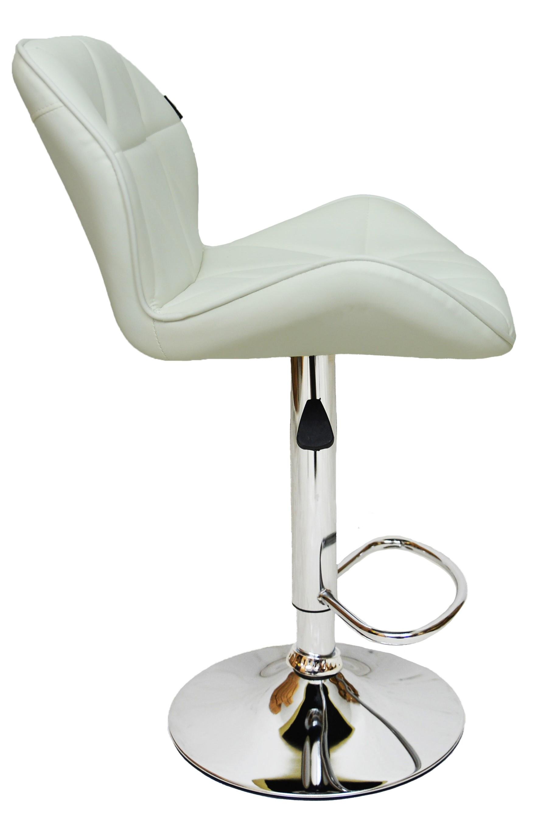 Барный стул со спинкой Bonro B-087 Белый (3852) - фото 3