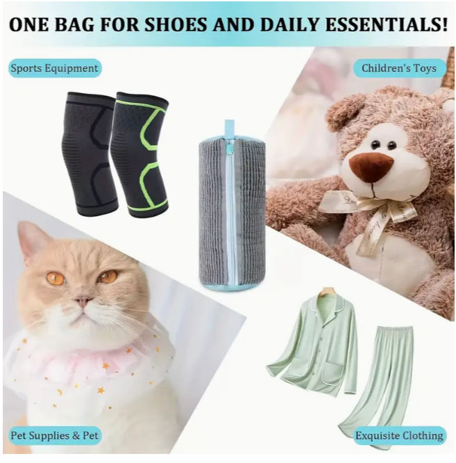 Чехол для стирки обуви с защитными вставками с вешалкой для сушки (1811) - фото 3 Чехол для стирки обуви с защитными вставками с вешалкой для сушки (1811) - фото 3