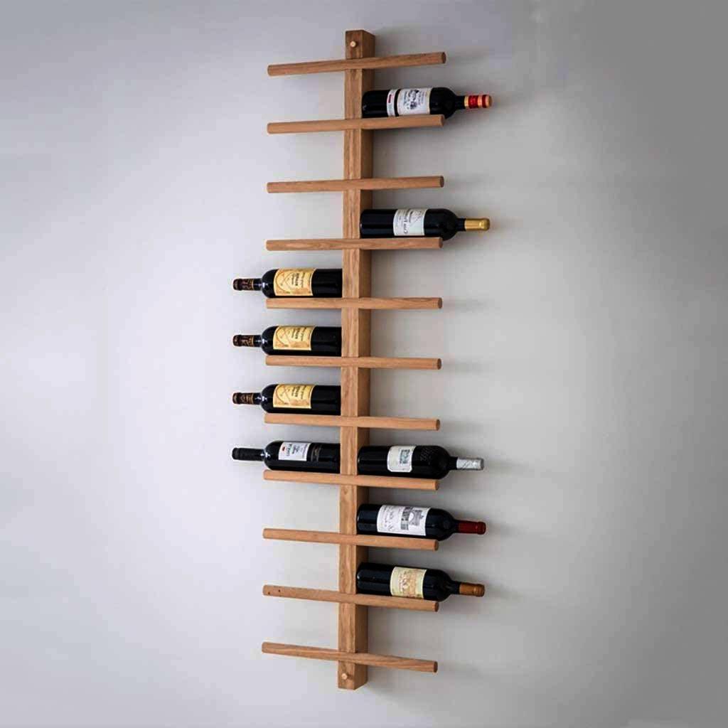 Полка для вина настенная из дерева Кайдзу Сиена (ПНК-008005)