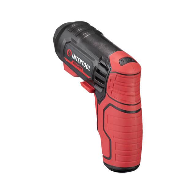 Отвертка Intertool WT-0300 аккумуляторная 4 В 5 Nm литий-ион 1,5 Ач 200 об/мин. 4 насадки + биты кейс (130047) - фото 4 Отвертка Intertool WT-0300 аккумуляторная 4 В 5 Nm литий-ион 1,5 Ач 200 об/мин. 4 насадки + биты кейс (130047) - фото 4
