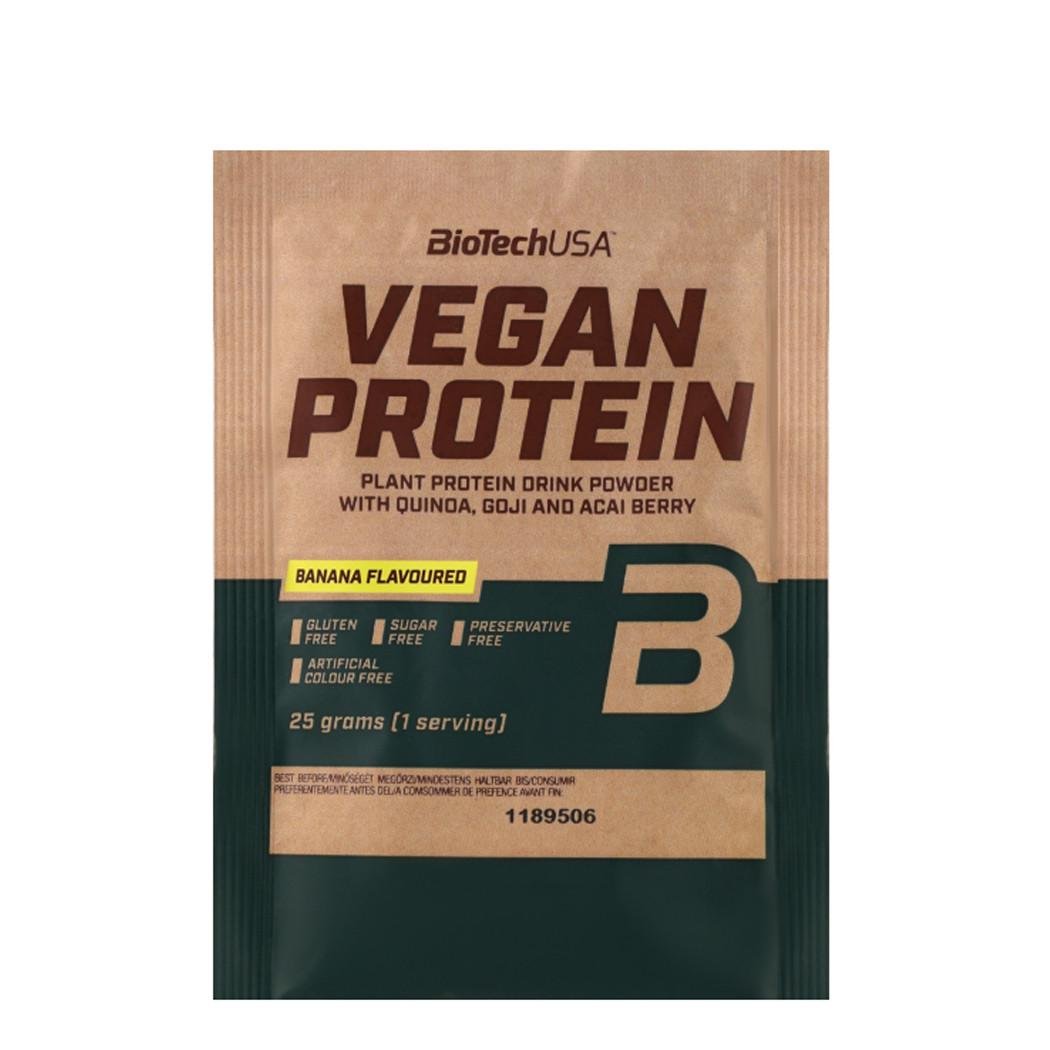 Рослинний протеїн BioTech USA Vegan Protein 25 г Банан (20791-01)
