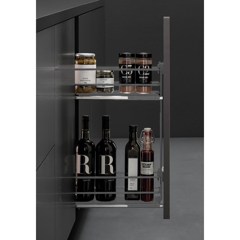 Карго левое крепление частичного выдвижения Vibo Partner 150 мм Графит (ELQHMP152SXPEBGR)