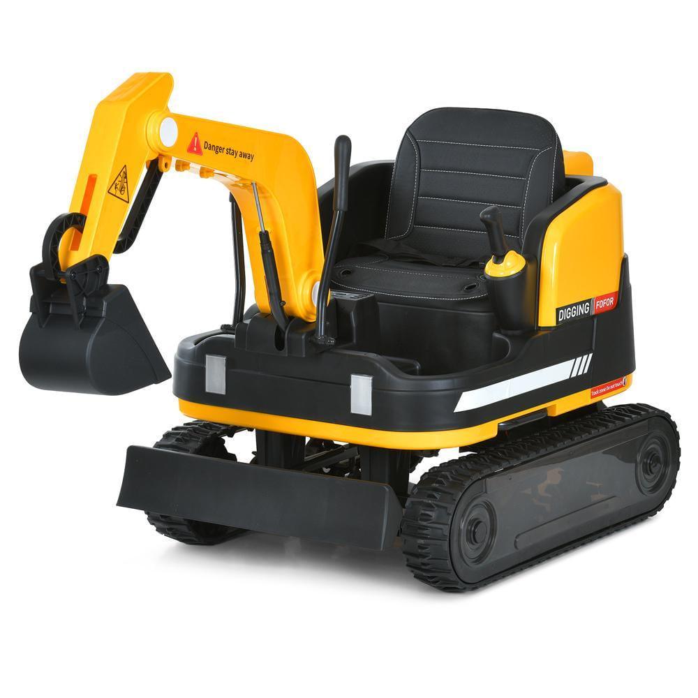 Детский электромобиль Bambi M 6135BLR трактор с ковшом Желтый Детский электромобиль Bambi M 6135BLR трактор с ковшом Желтый