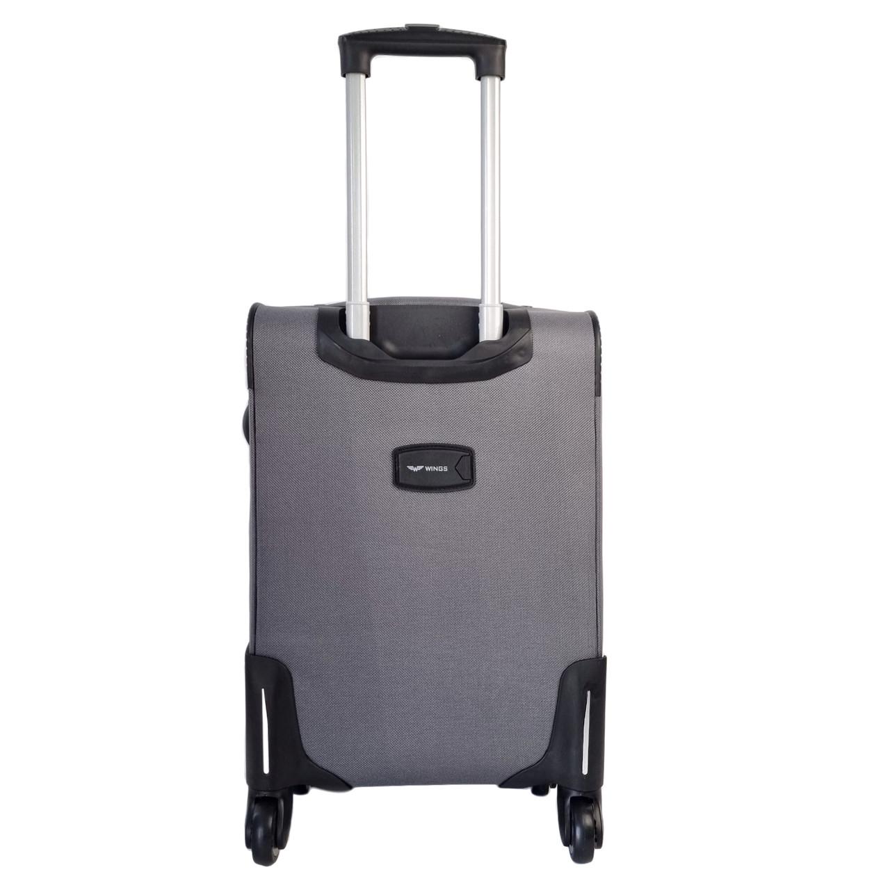 Валіза тканинна Wings Сірий (1703/4 grey L) - фото 7