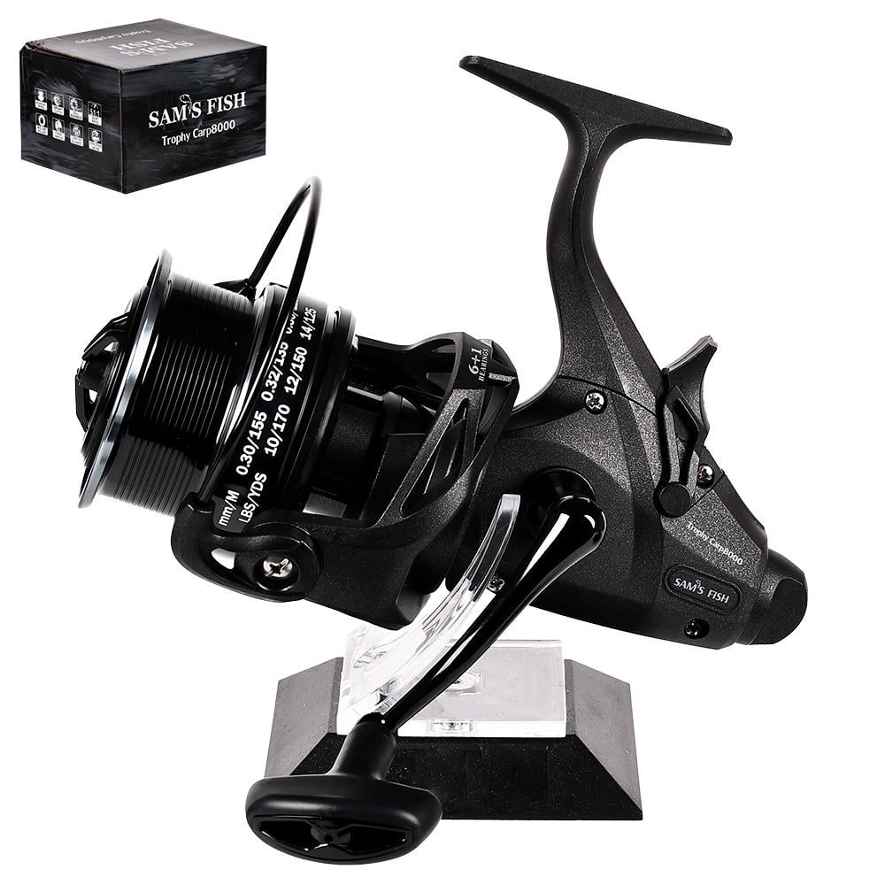 Риболовна котушка карпова з бейтранером Trophy carp 8000 6+1bb 5,1:1 2 шпулi метал/графiт SF24340-8 (2200000388964)