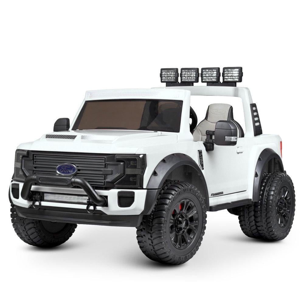 Детский электромобиль двухместный Bambi джип Ford M 4790EBLR 24V Белый