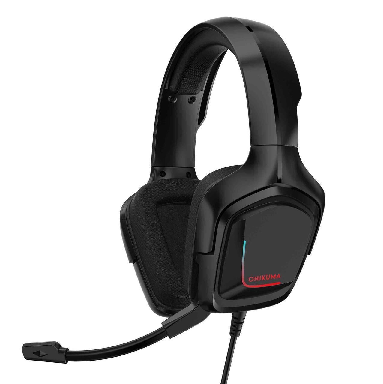 Наушники игровые ONIKUMA Gaming LED K20 Черный (1185632311)