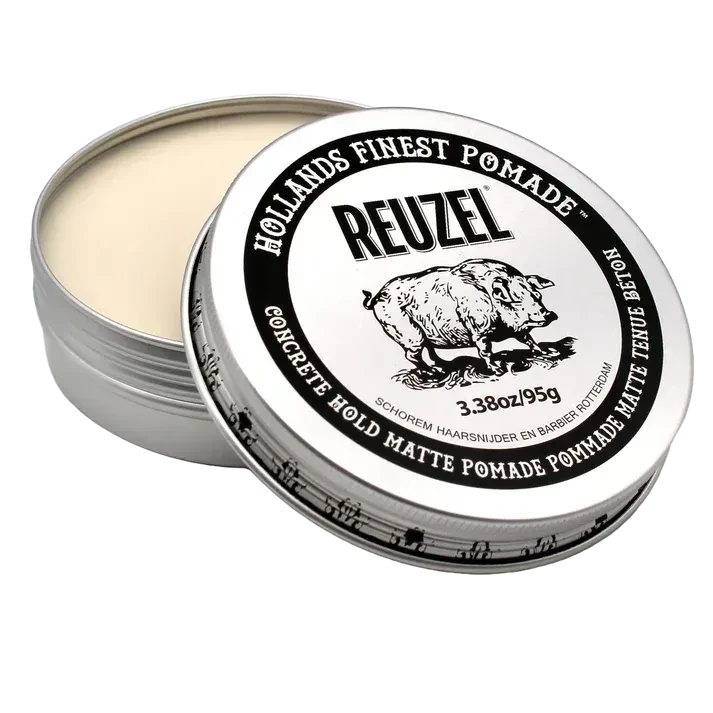 Помада для укладки волос Reuzel Concrete Hold Matte Pomade сильная гибкая фиксация матовый финиш текстура и объем 95 г