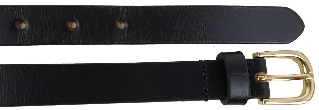 Ремінь жіночий LS натуральна шкіра 120х2 см Чорний (454141009) - фото 3