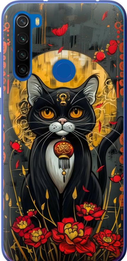 Чехол на Xiaomi Redmi Note 8T China Cat (6134u-1818-42517)