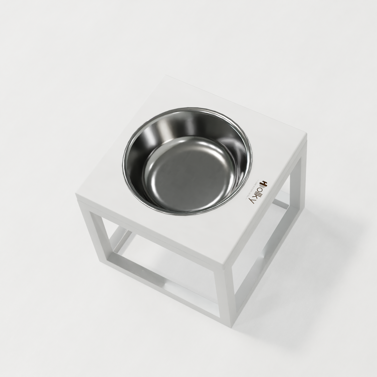 Миска на подставке для больших собак Hollky Base Solo XL 1,8 л (XL-262620-WHWH) - фото 4 Миска на подставке для больших собак Hollky Base Solo XL 1,8 л (XL-262620-WHWH) - фото 4