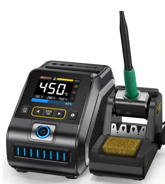 Паяльная станция FNIRSI DWS-200 F210 с мгновенным нагревом и точным контролем температуры (ART-15327)