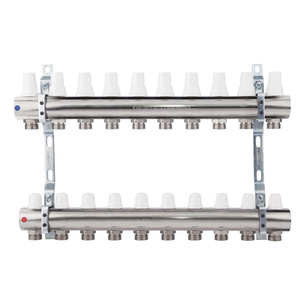 Коллектор ICMA №K005 10 выходов без расходомера 1" (FRRS00020445) - фото 1