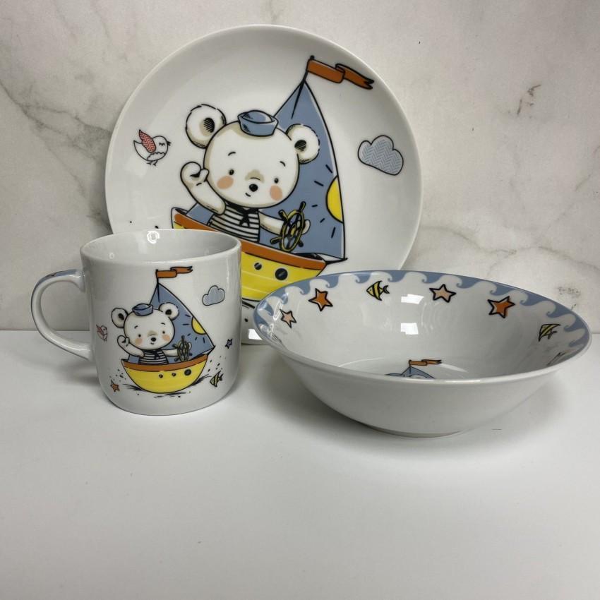 Набор детской посуды Little Sailor фарфор 3 пр. (C805)