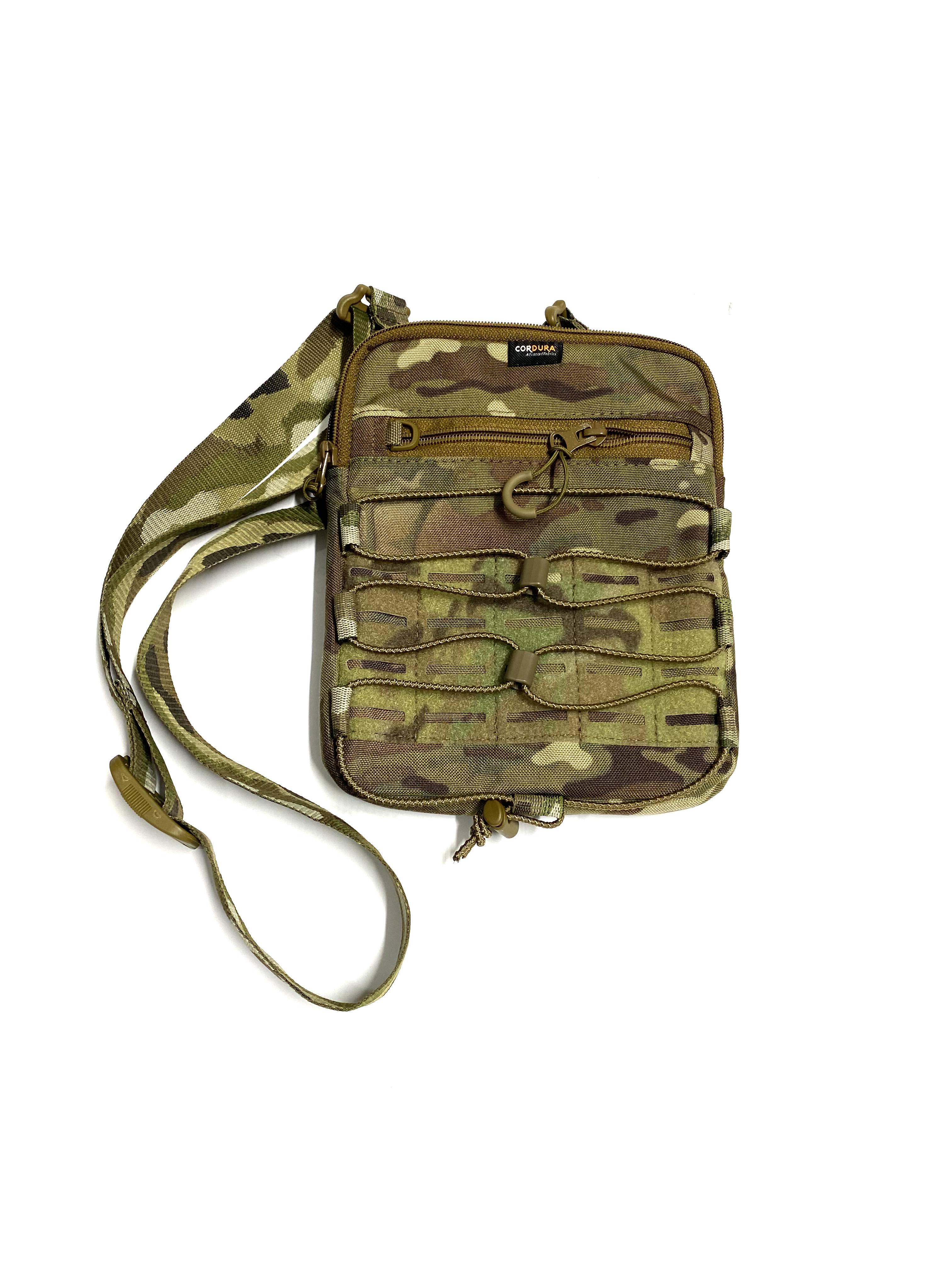 Сумка мужская через плечо стиль military Cordura 1000Den Мультикам (011559)