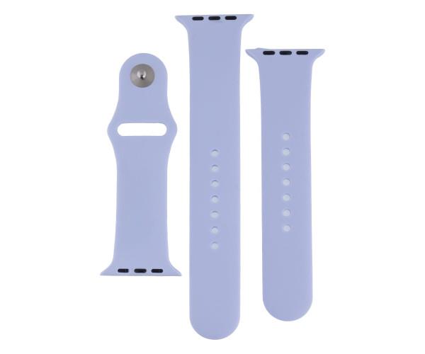 Ремінець Silicone Two-Piece для Apple Watch 39 42/44 мм Elegant purple