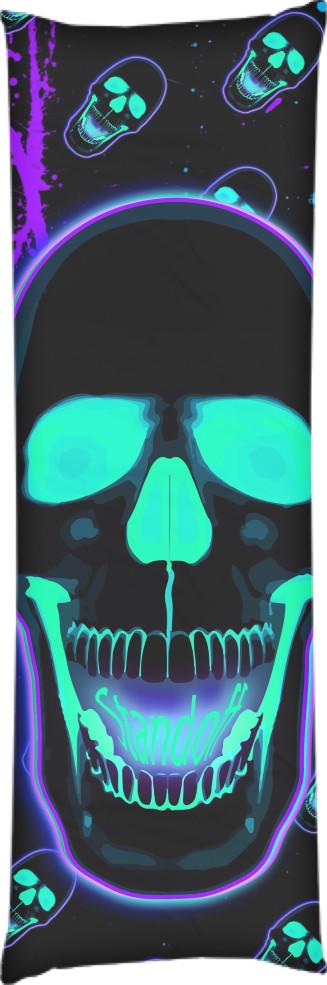 Подушка дакимакура Standoff Neon New 3D Art 50x150 см (13534080)
