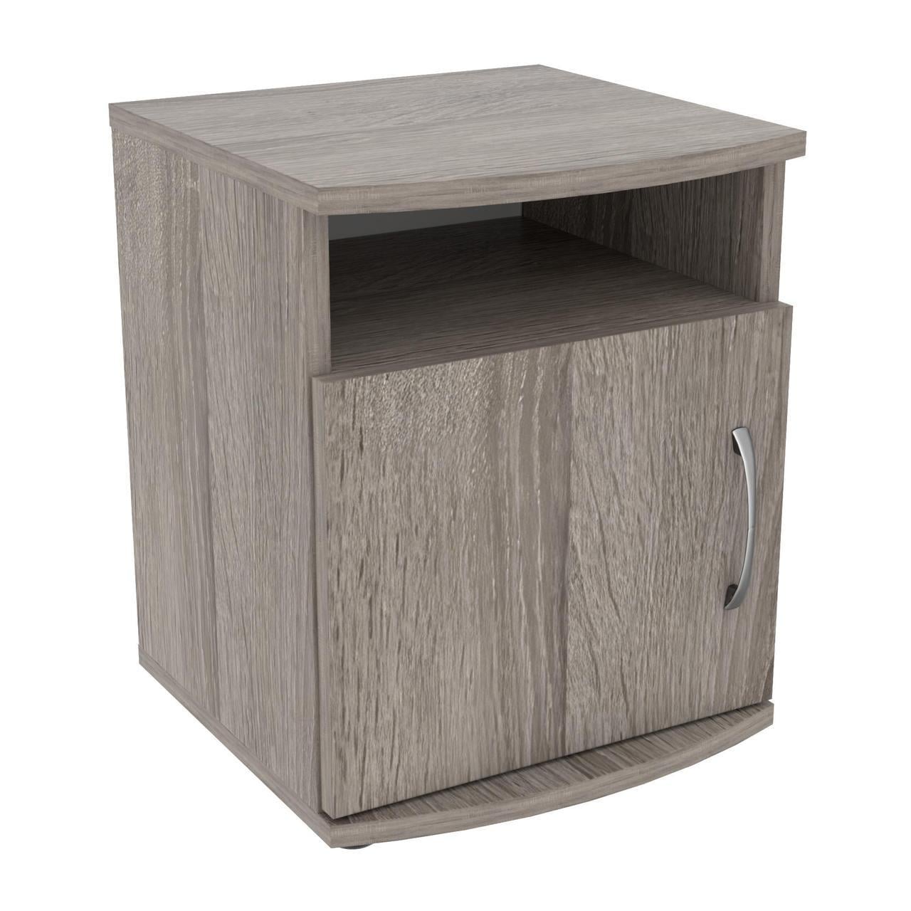 Тумба прикроватная с полкой Континент 35х35х45 см Дуб сонома/трюфель