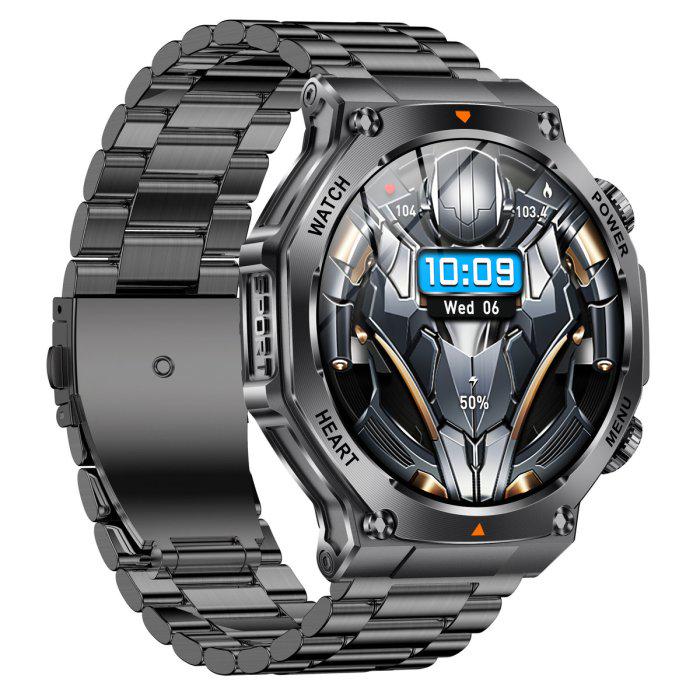 Смарт-годинник UWatch Smart Mevaden Ultra Black Steel з ремінцями 2 шт. (2043) - фото 3 Смарт-годинник UWatch Smart Mevaden Ultra Black Steel з ремінцями 2 шт. (2043) - фото 3