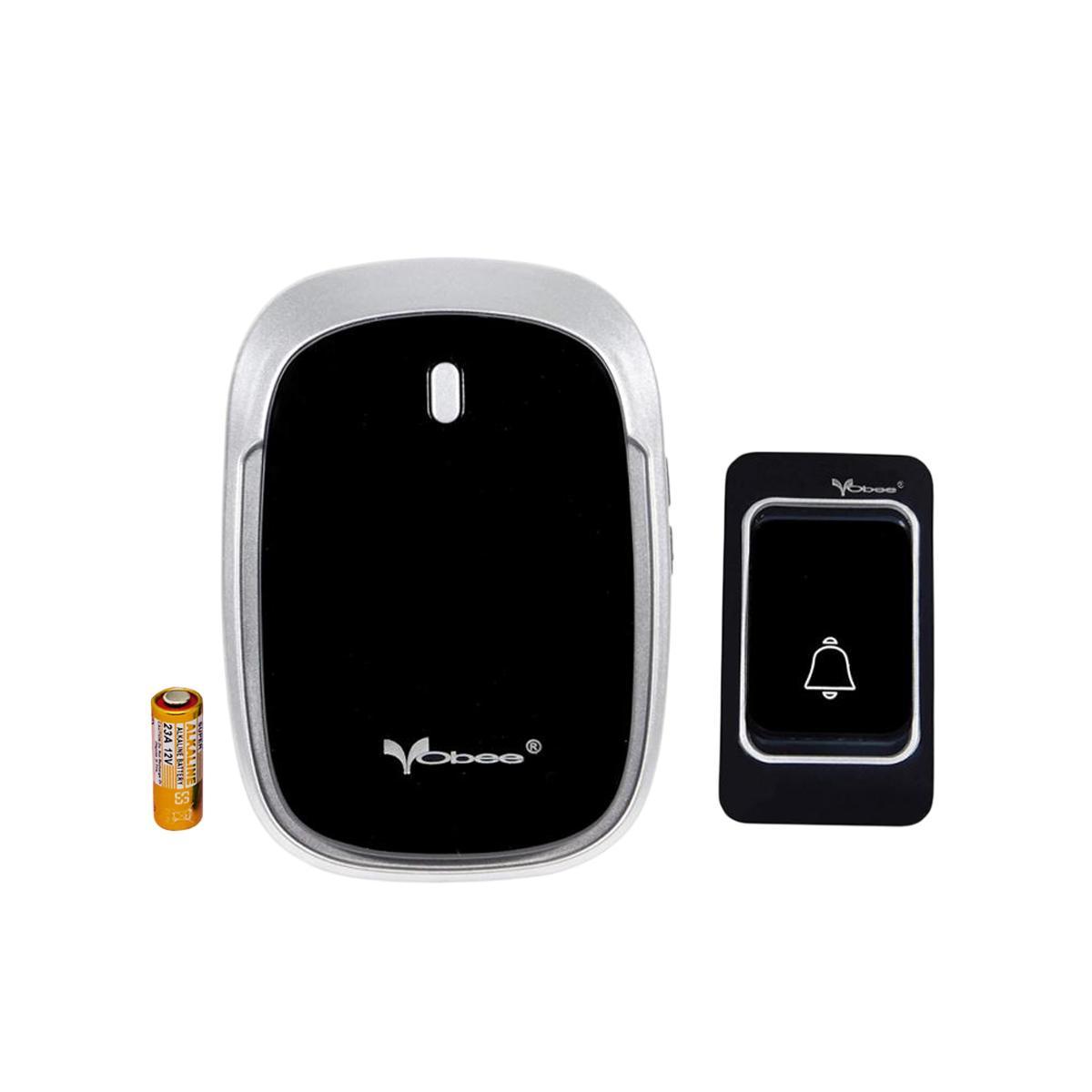 Дзвінок дверний бездротовий Obee GK-05DC WL-643 32 мелодії на батарейках Black/Silver (200279) - фото 5 Дзвінок дверний бездротовий Obee GK-05DC WL-643 32 мелодії на батарейках Black/Silver (200279) - фото 5